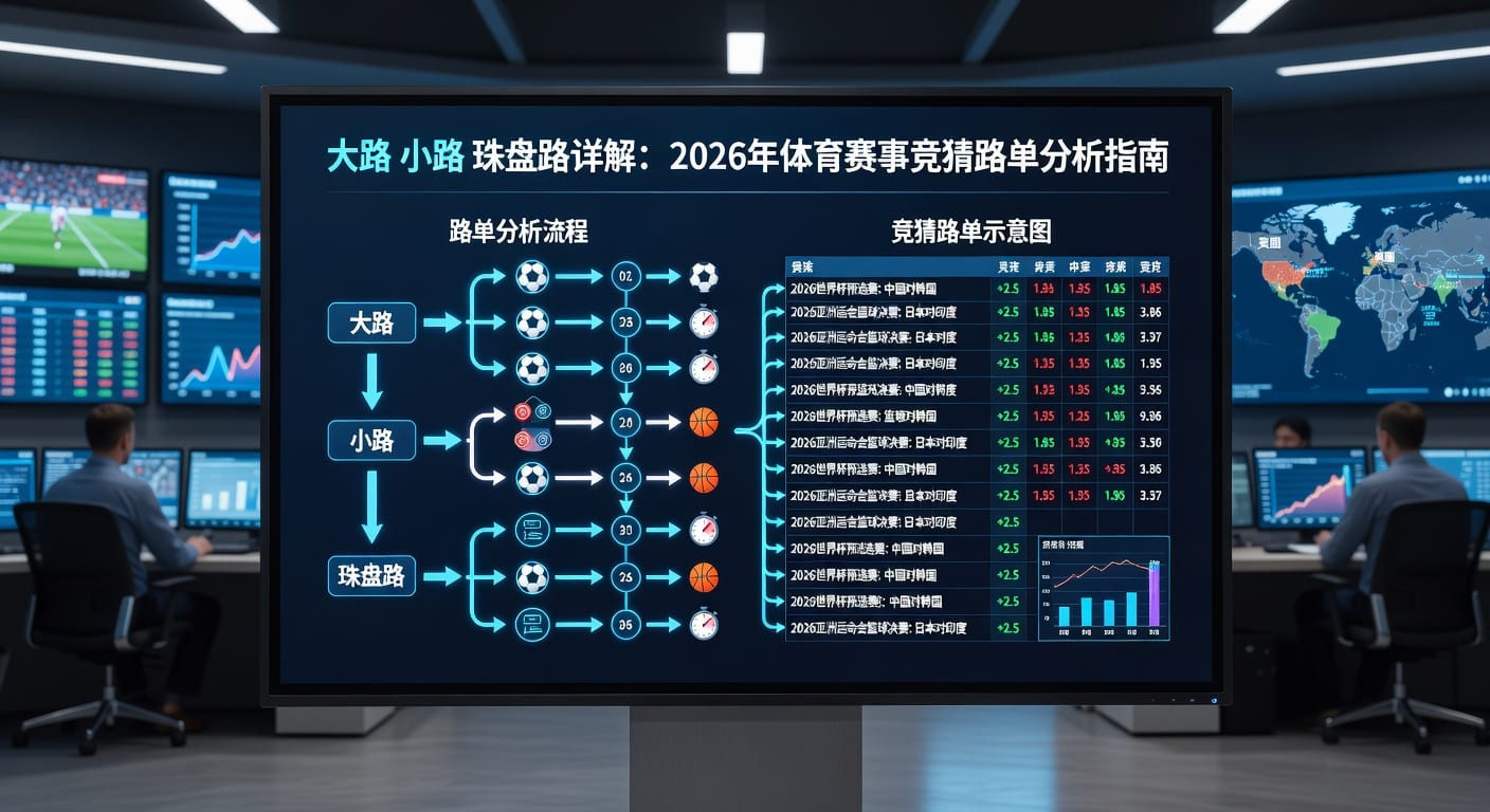 2026年世界杯投注：珠盘路、大路、小路盘口分析深度解析