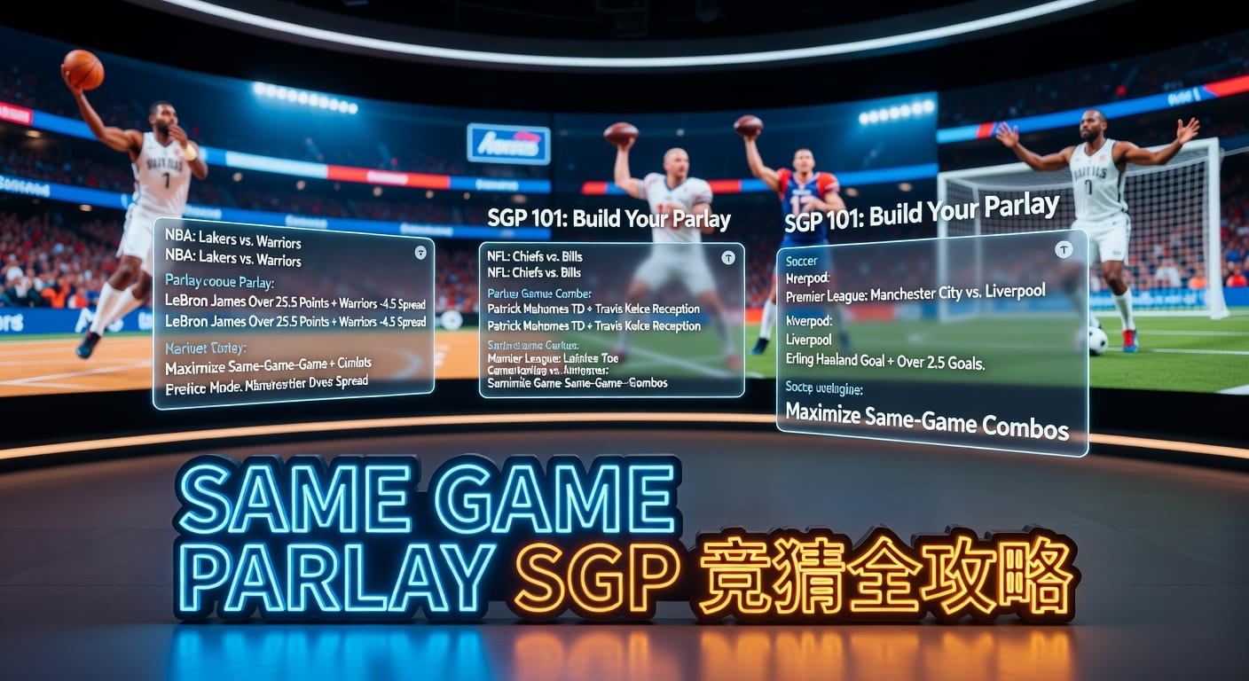 Same Game Parlay (SGP) 策略：资深玩家的游戏技巧与风险控制