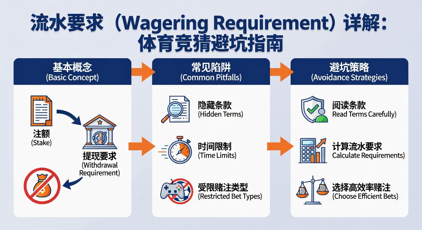 流水要求 sports wagering requirement：资深玩家解析体育博彩新规